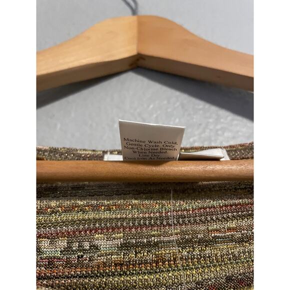 Coldwater Creek Light Sweater Womens 2X Multicolor Space Dye A Line Tunic NEW - Picture 5 of 8